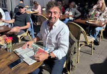 Richard Hammond tucks into his first Abergavenny Food Festival!