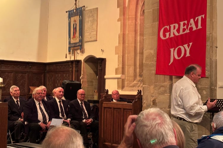 South African storyteller Rob Caskie captivated the audience at St Andrew’s Church with his dramatic account of the Battle of Rorke’s Drift.