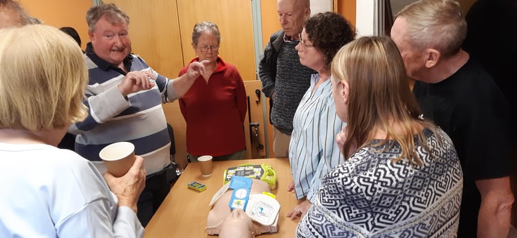 Crickhowell CPR training