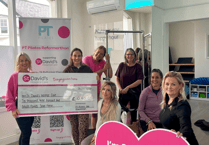 Usk Pilates studio raises cash for Hospice Care