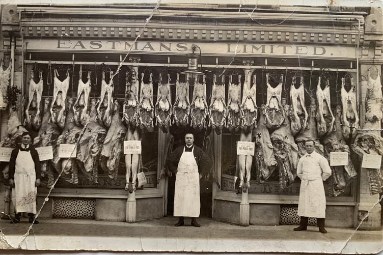 An old butchers in Abergavenny