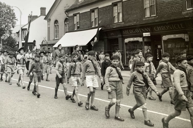 A march of Scouts.