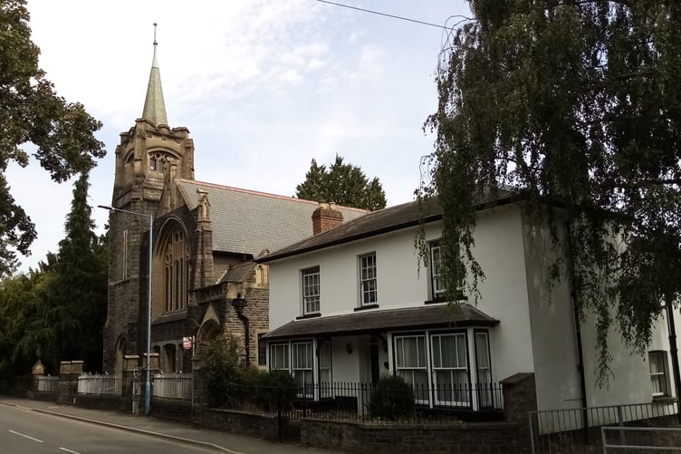 A church in Abergavenny