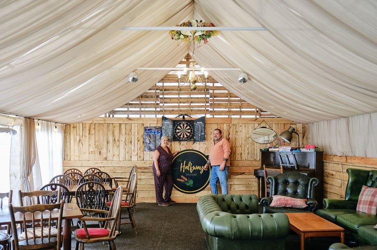 Halfway Tal-y-Coed marquee
