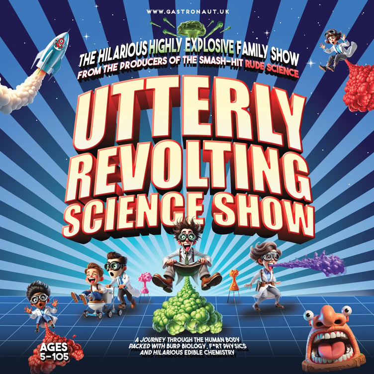 The Utterly Revolting Science Show is coming to the Blake Theatre