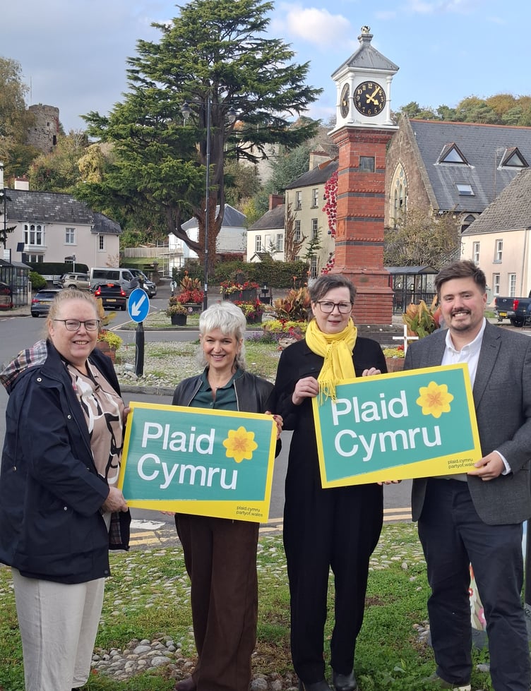 Rachel Garrick and Sue Riley Plaid Cymru