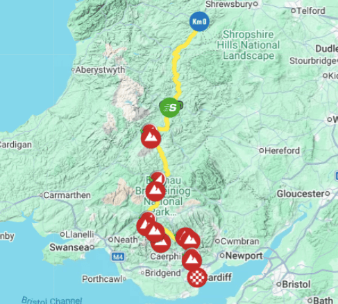 Tour de France Stage 3 Map