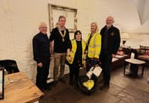 Abergavenny Rotary makes donation to Keep Abergavenny Tidy