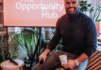 Former Wales rugby star Jamie Roberts visits Abergavenny cafe