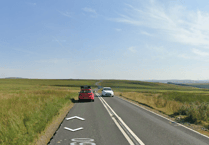 B-road from Llangynidr currently closed due to collision