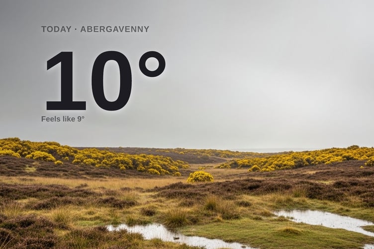 Abergavenny weather: cloudy Tuesday with rain expected and a high of 11°C