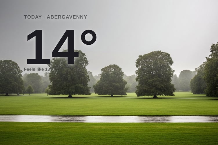 Abergavenny weather: cloudy Wednesday with rain expected and a high of 14°C