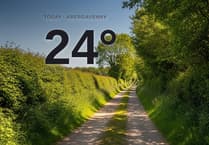 Sunny skies for Abergavenny today - here's what to expect