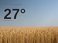 Abergavenny: sunny day, high of 27°C