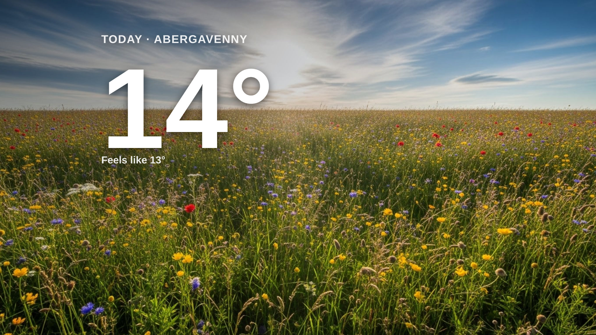 Partly cloudy skies for Abergavenny today - here's your Thursday forecast