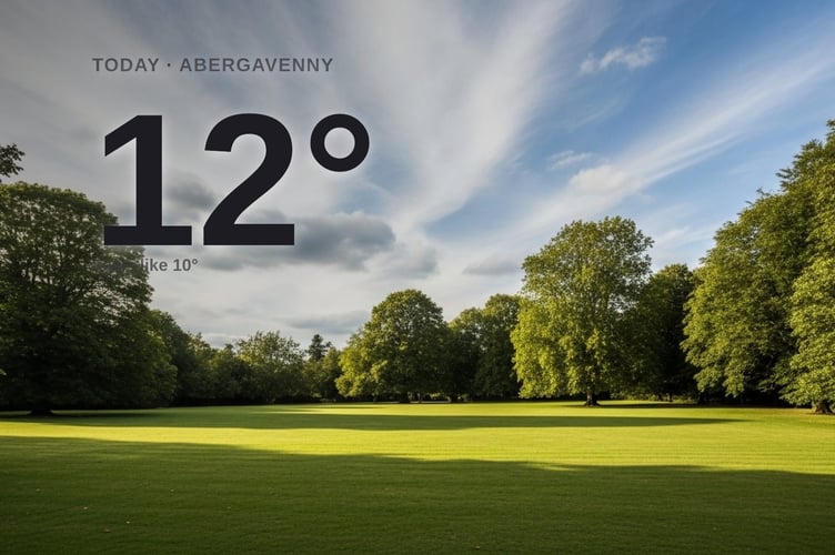 Abergavenny weather: partly cloudy Sunday with rain expected overnight and a high of 12°C